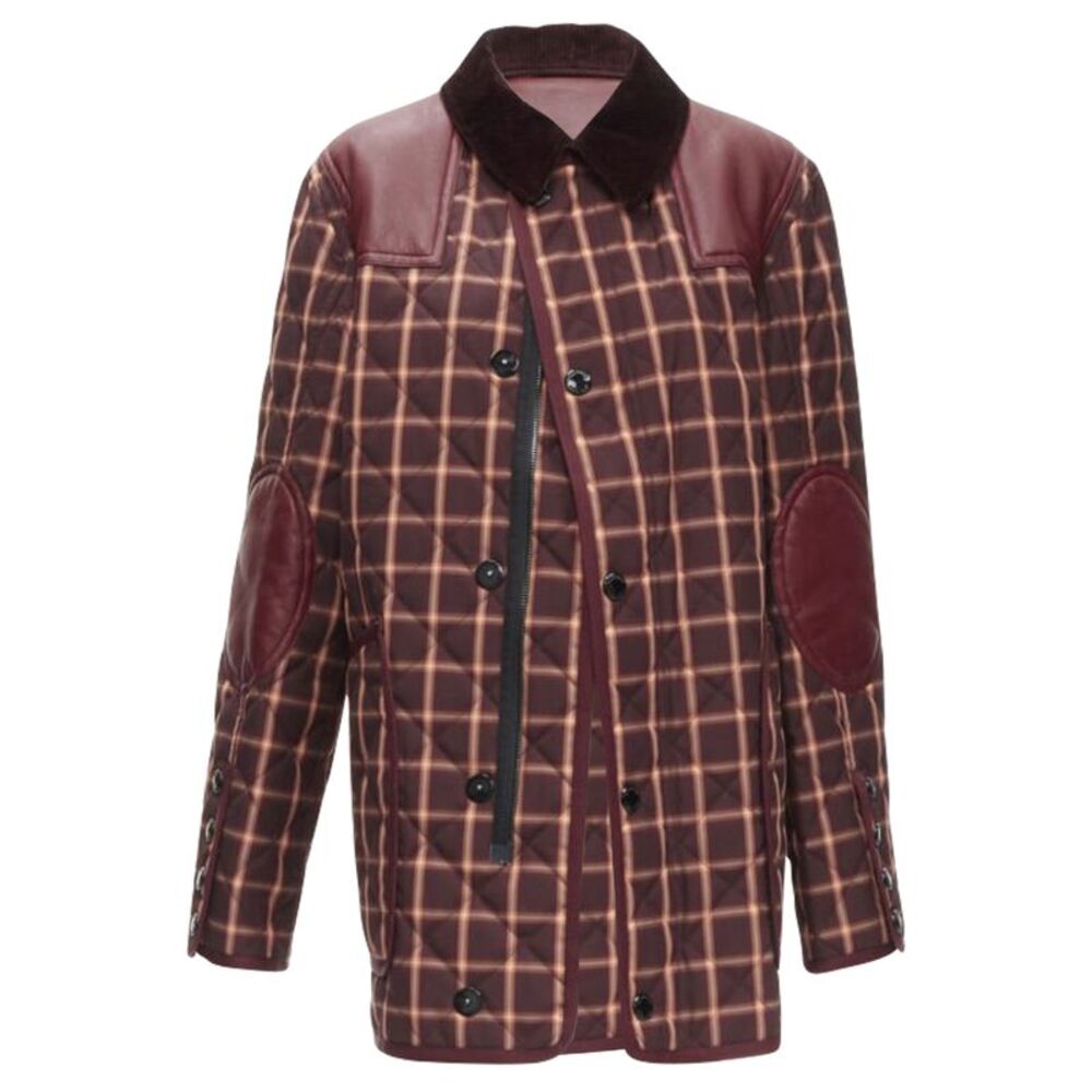 Burberry Leather Patch Jacket